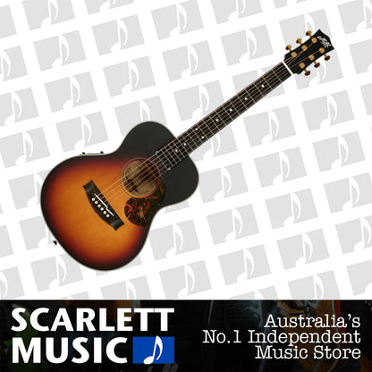 Maton EMTB-6 Troubadour Mini All Solid Acoustic Guitar — view 2