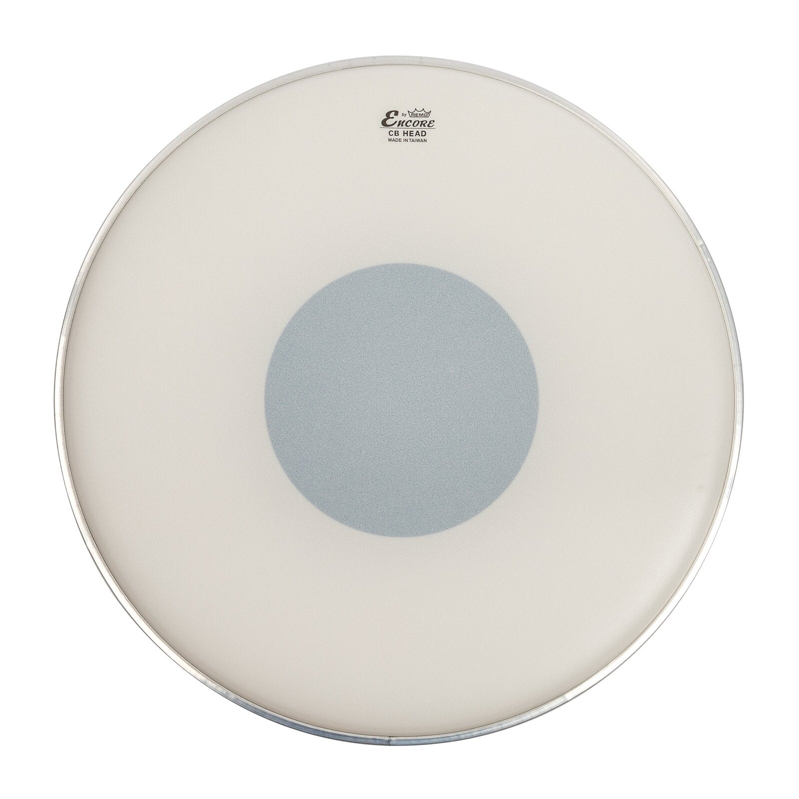 REMO ENCORE CONTROLLED SOUND White 14" Drum head. Coated with Bottom Black Dot.
