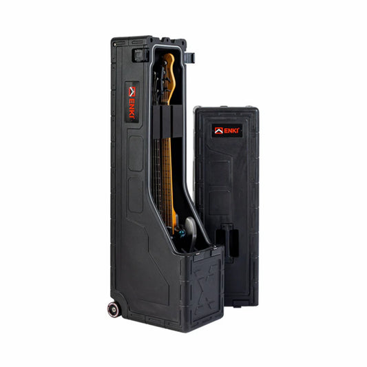 ENKI X2 Dual Bass Guitar Case with 2 Latch Design and Weather Seal