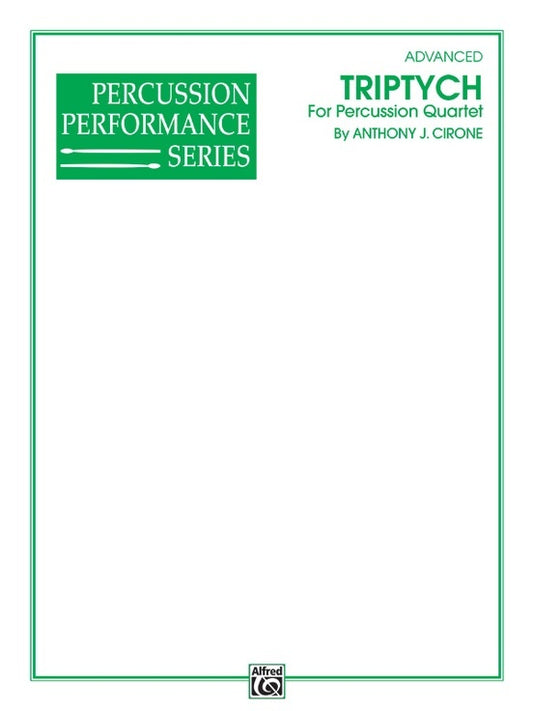 Triptych Percussion Ensemble Sheet Music