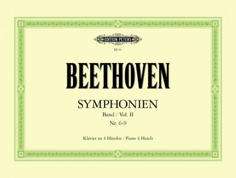 Beethoven - Symphonies Vol 2 Nos 6-9 Piano Duet (Softcover Book)