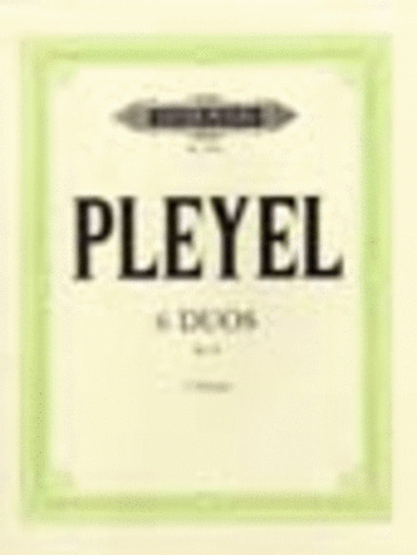 Duets 6 Op 24 2Violin (Softcover Book)
