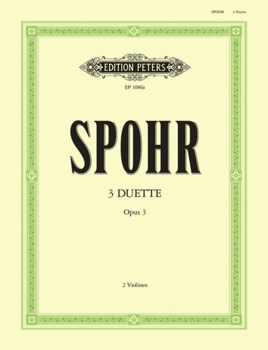 Duets 3 Op 3 2 Violin (Softcover Book)