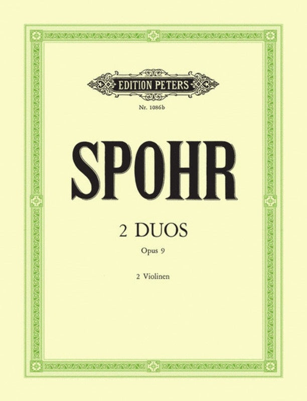 Duets 2 Op 9 2Violin (Softcover Book)