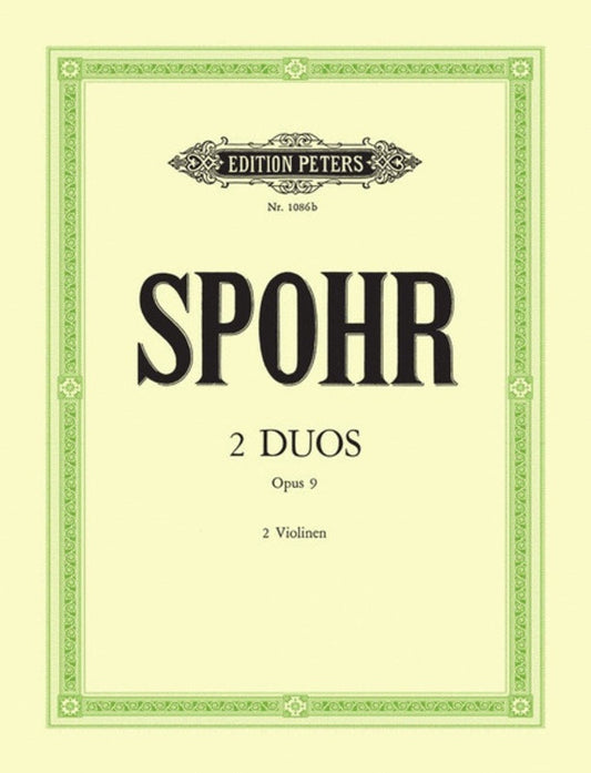 Duets 2 Op 9 2Violin (Softcover Book)