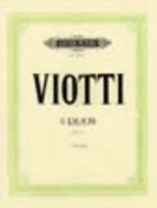 Duets 3 Op 29 2 Violin (Softcover Book)