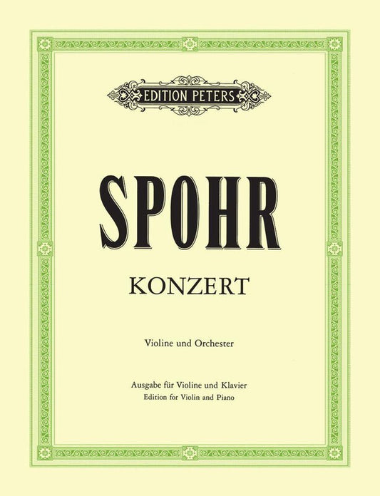 Concerto No 8 Op 47 A Min Violin/Piano (Softcover Book)