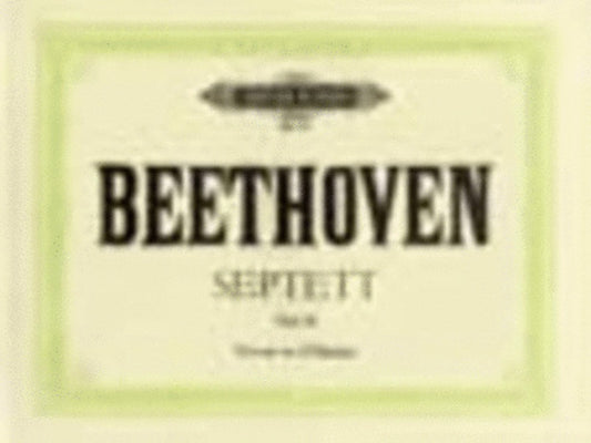 Septet Op 20 E Flat Arr Ulrich Piano Duet (Softcover Book)