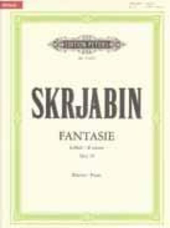Scriabin - Fantasy B Minor Op 28 Urtext (Softcover Book)