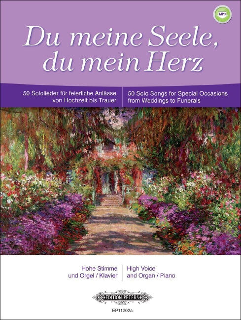 My Heart My Soul Solo Songs - High Voice - Various - Edition Peters Vocal Score