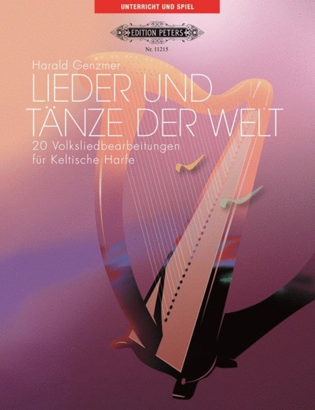 Songs and Dances of the World for Celtic Harp — arr. Harald Genzmer (Edition Peters)
