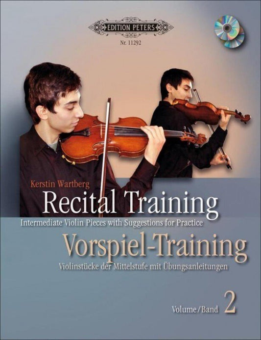Recital Training Vol. 2 — Intermediate Violin Pieces, Book/CD (Edition Peters)