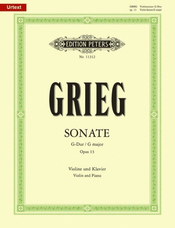 Grieg - Sonata No. 2 Op. 13 for Violin and Piano