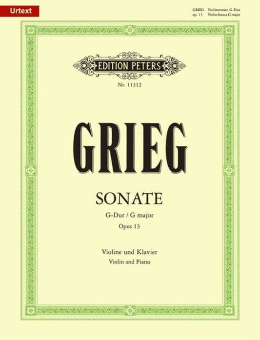 Grieg - Sonata No. 2 Op. 13 for Violin and Piano
