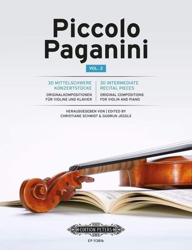 Piccolo Paganini Vol. 2 for Violin and Piano - 30 Original Pieces, Intermediate Difficulty, Edition Peters