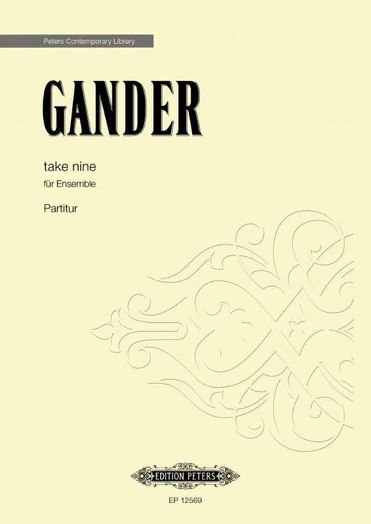 Gander - Take Nine For Ensemble Full Score (Pod) Score