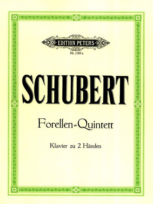 Schubert - Trout Quintet Piano Reduction by Edition Peters