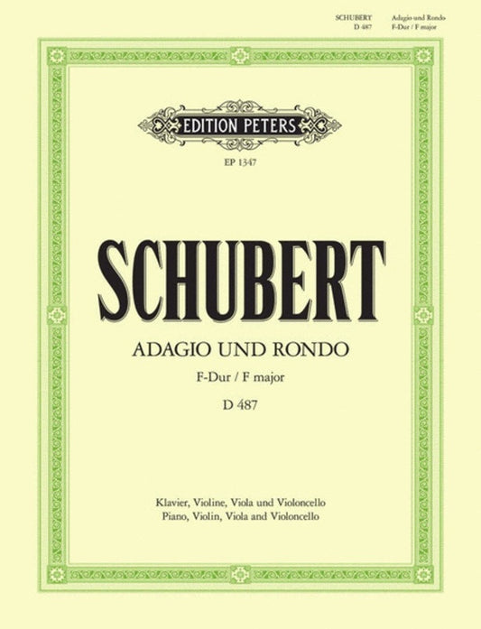 Adagio And Rondo Concertant F Violin Viola Vlo Piano (Softcover Book)