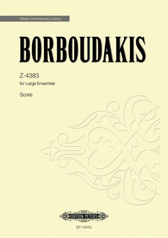 Borboudakis - Z-4383 For Large Ensemble Full Score (Pod) Score