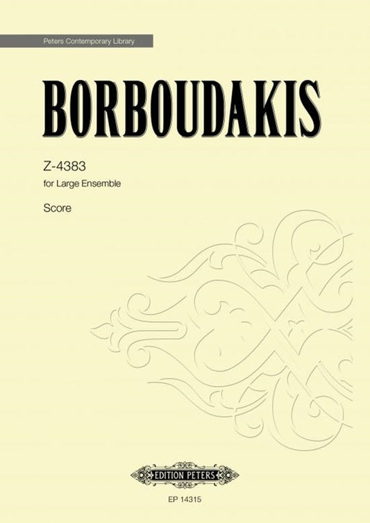 Borboudakis - Z-4383 For Large Ensemble Full Score (Pod) Score