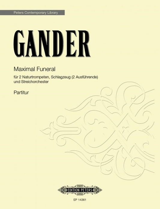 Gander - Maximal Funeral Full Score (Pod) Score
