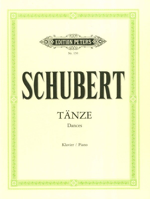 Schubert - Dances D783 for Piano Solo, Edition Peters, 40 Pages