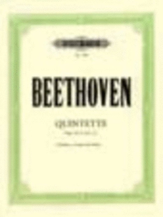 Beethoven: String Quintets Op. 29, 4, 104 & 137 — String Quintet (Edition Peters)