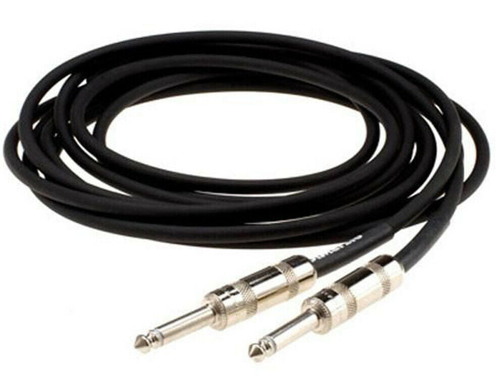 DiMarzio 10 Foot Guitar Cable Black American Made Nylon Braided