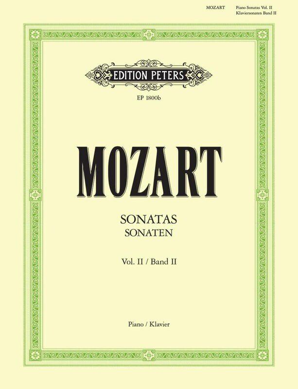 Mozart - Sonatas Vol 2 Urtext Edition for Piano