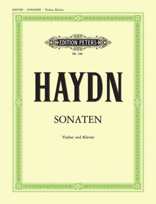 Sonatas 8 Ed Hollander Violin Piano (Softcover Book)