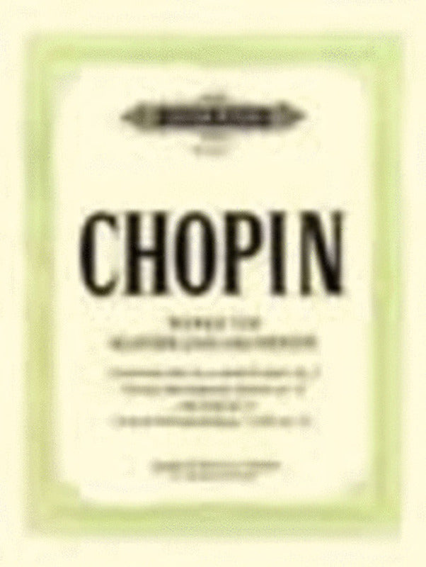 Works Piano And Orchestra Trans Piano Solo (Softcover Book)