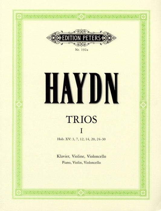 Haydn - Piano Trios Vol 1 (Edition Peters)