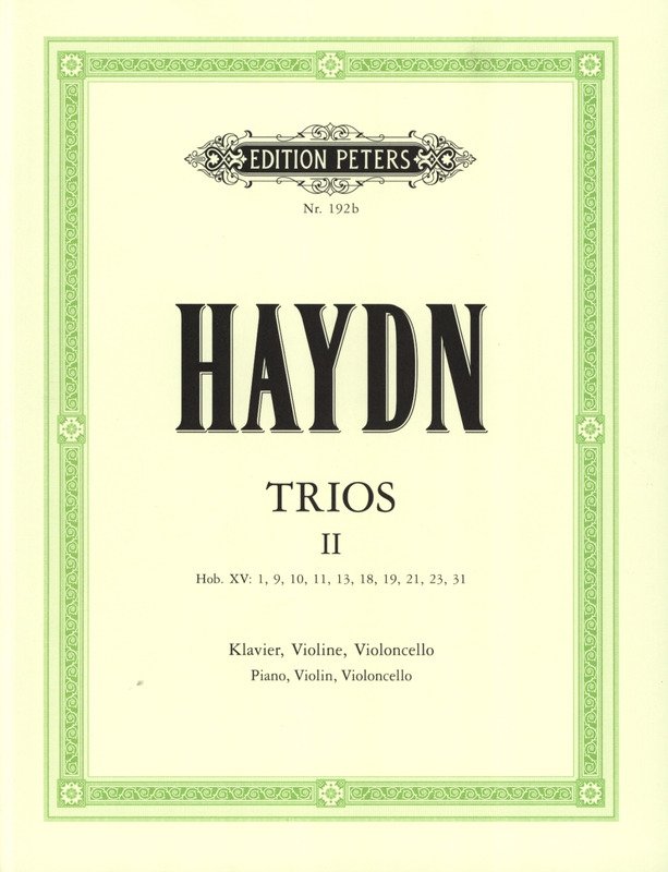 Haydn: Piano Trios, Vol. 2 — Piano Trio (Edition Peters)