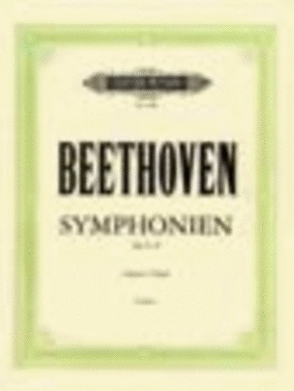 Beethoven - Symphonies Nos 6-9 Piano Arr Singer (Softcover Book)