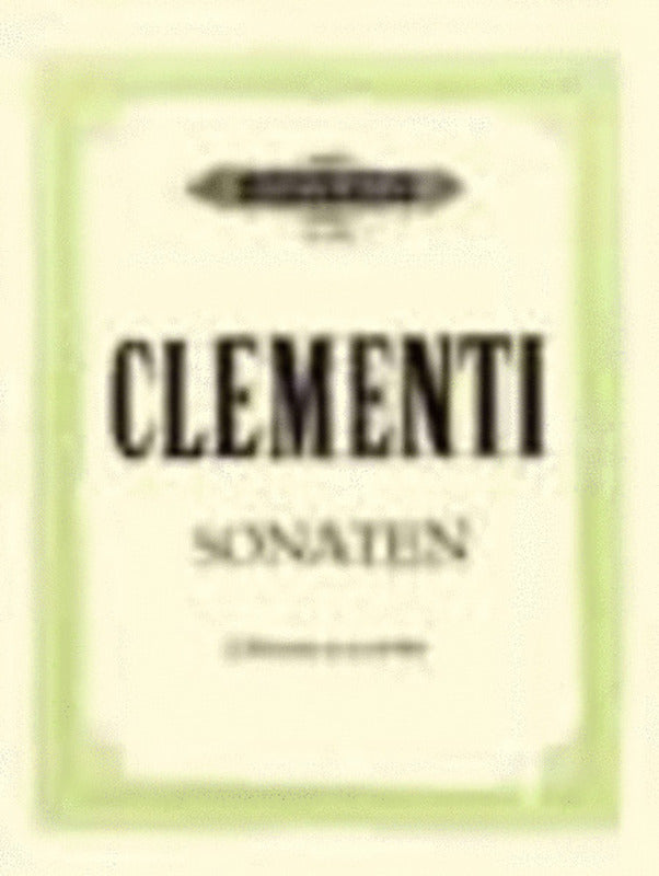 Clementi - 2 Sonatas B Flat For 2 Piano 4 Hand (Softcover Book)
