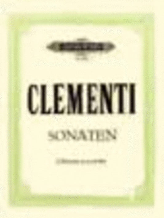 Clementi - 2 Sonatas B Flat For 2 Piano 4 Hand (Softcover Book)