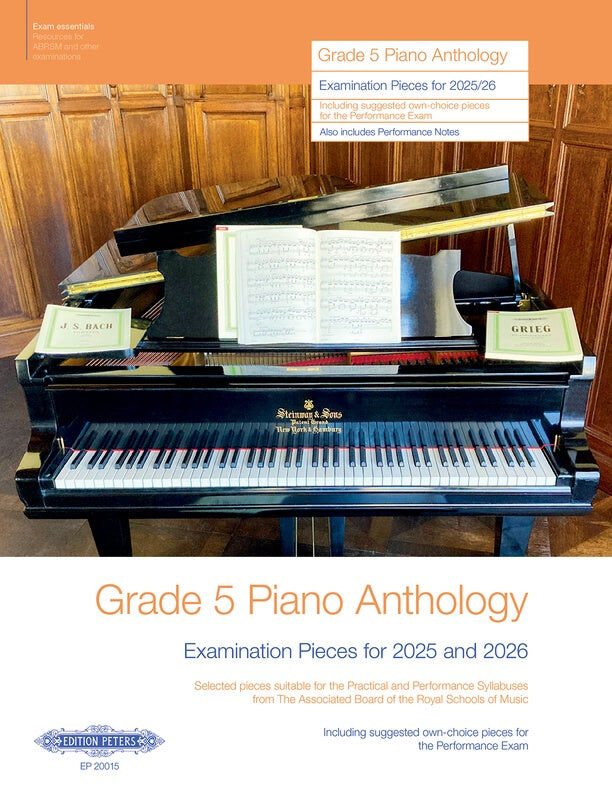 ABRSM Grade 5 Piano Anthology Exam Pieces 2025-2026 - Piano Solo EP20015