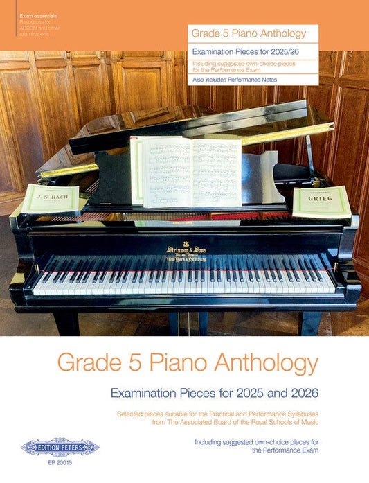 ABRSM Grade 5 Piano Anthology Exam Pieces 2025-2026 - Piano Solo EP20015