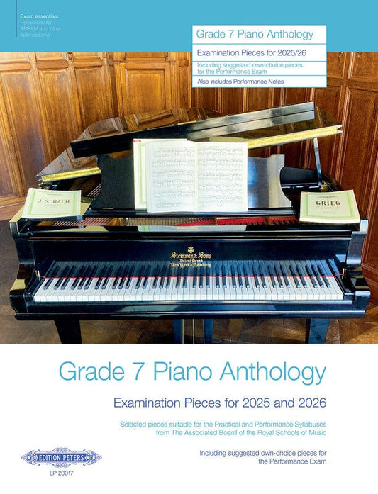 ABRSM Grade 7 Piano Anthology Exam Pieces 2025-2026 - Piano Solo EP20017