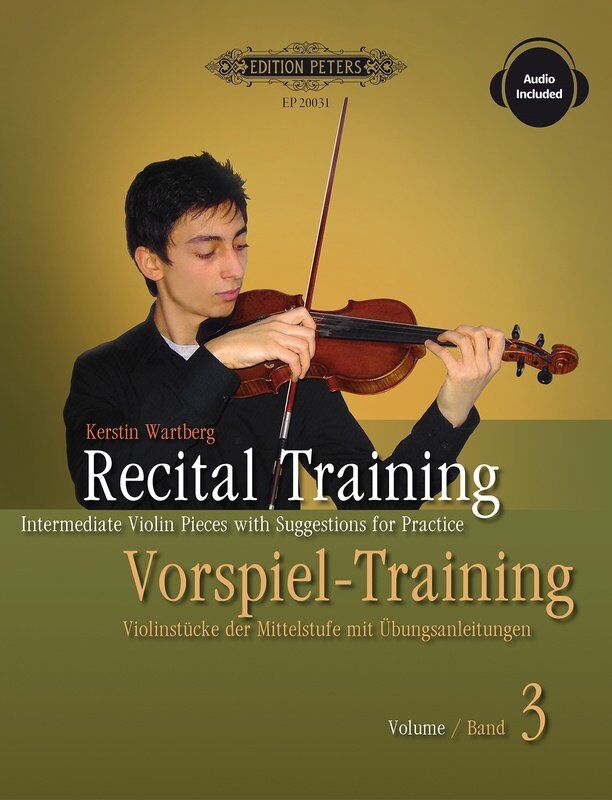 Recital Training Volume 3 Intermediate Violin Pieces BK/OLA