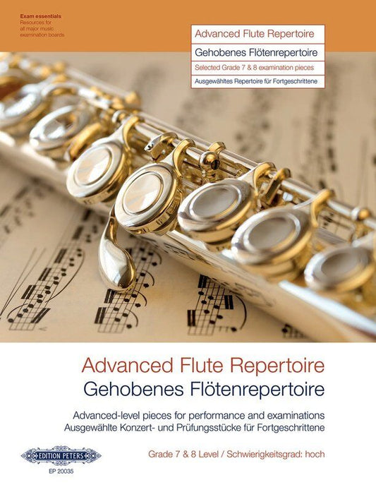 Advanced Flute Repertoire Grade 7-8 Level by Edition Peters, 116 Pages