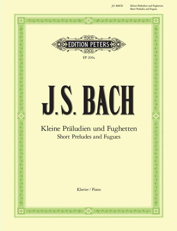 Bach - 24 Short Preludes And Fugues (Softcover Book)