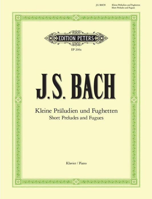 Bach - 24 Short Preludes And Fugues (Softcover Book)