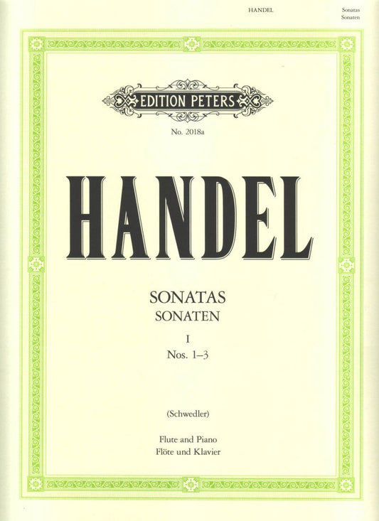 Handel - Sonatas for Flute and Piano Vol. 1 Nos. 1-3 E Minor G Minor G Major