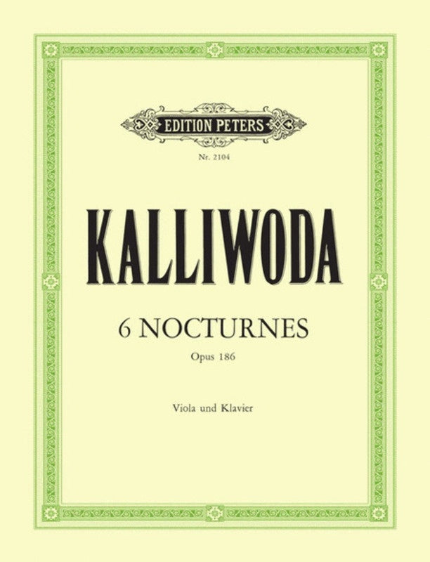 Nocturnes 6 Op 186 Vla/Piano (Softcover Book)