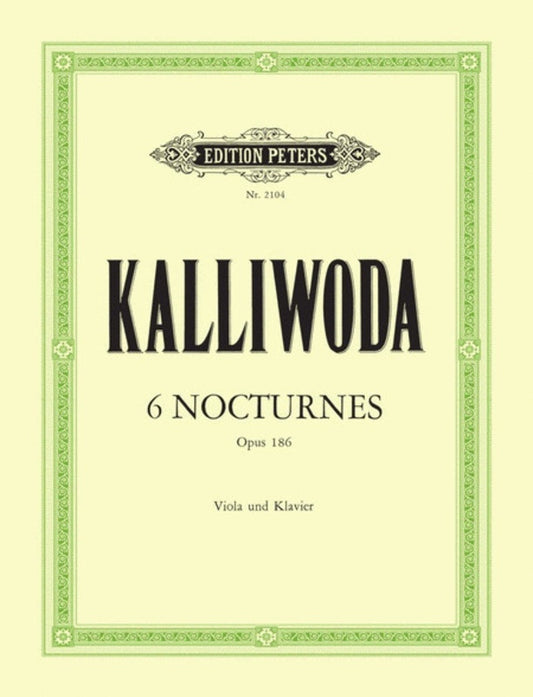 Nocturnes 6 Op 186 Vla/Piano (Softcover Book)