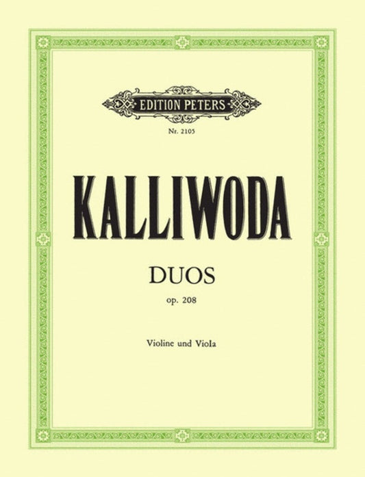 Duos 2 Op 208 Violin Viola (Softcover Book)