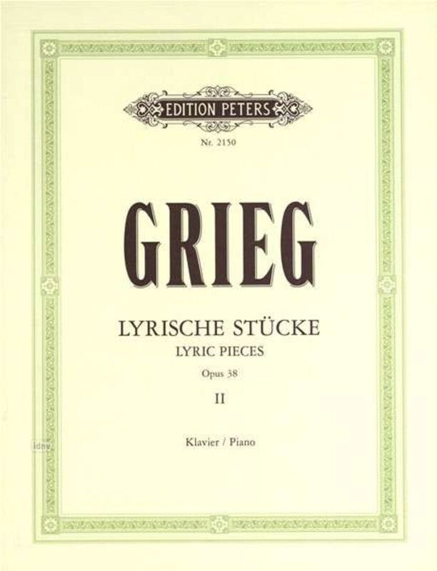 Grieg - Lyric Pieces Book 2 Op 38 (Softcover Book)