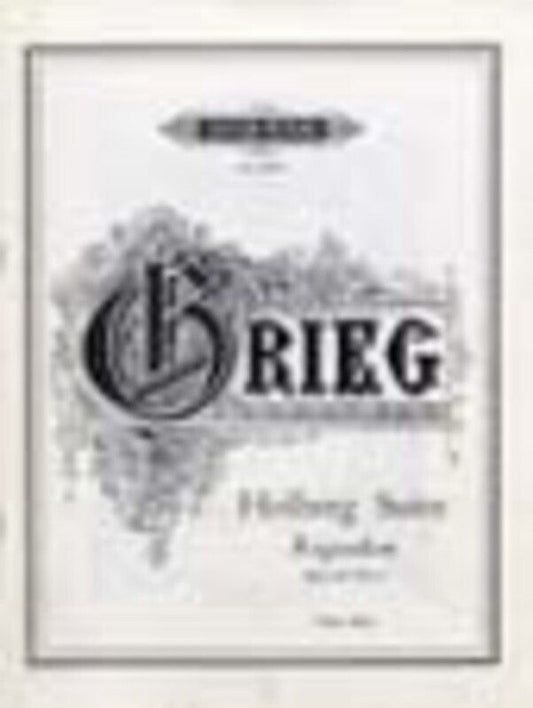 Rigaudon from Holberg Suite Op. 40 for Piano Solo by Edvard Grieg - Edition Peters