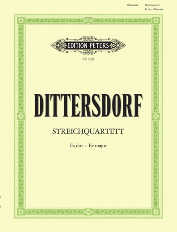 Quartet E Flat 2 Violin Viola Vc (Softcover Book)